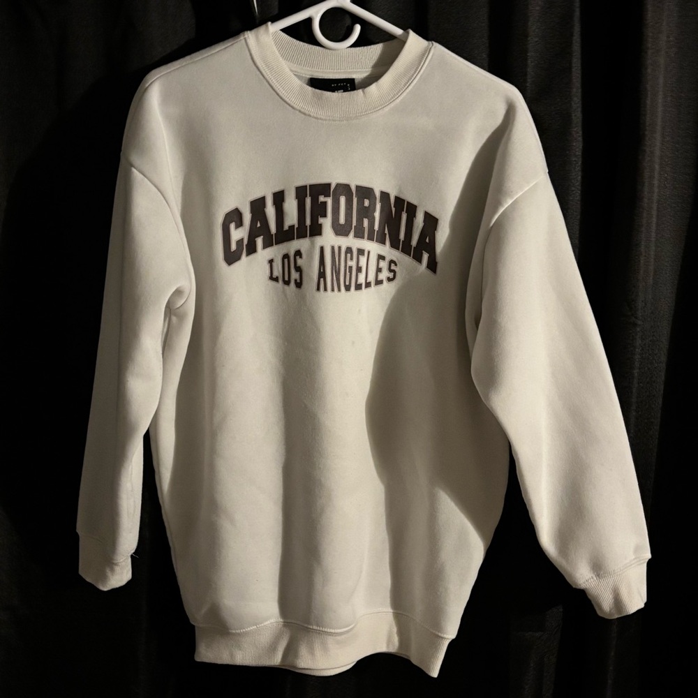 California Los Angeles White Sweater